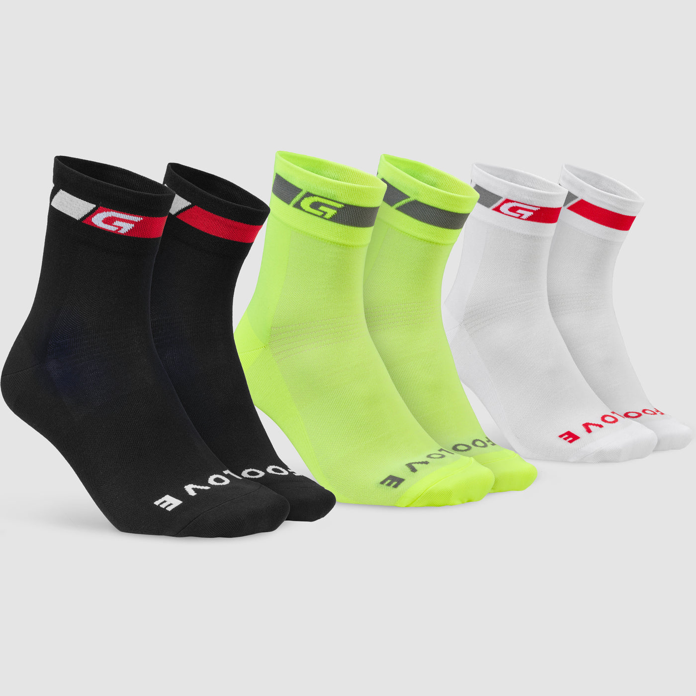 Tricolore Regular Cut Summer Socks 3-Pack