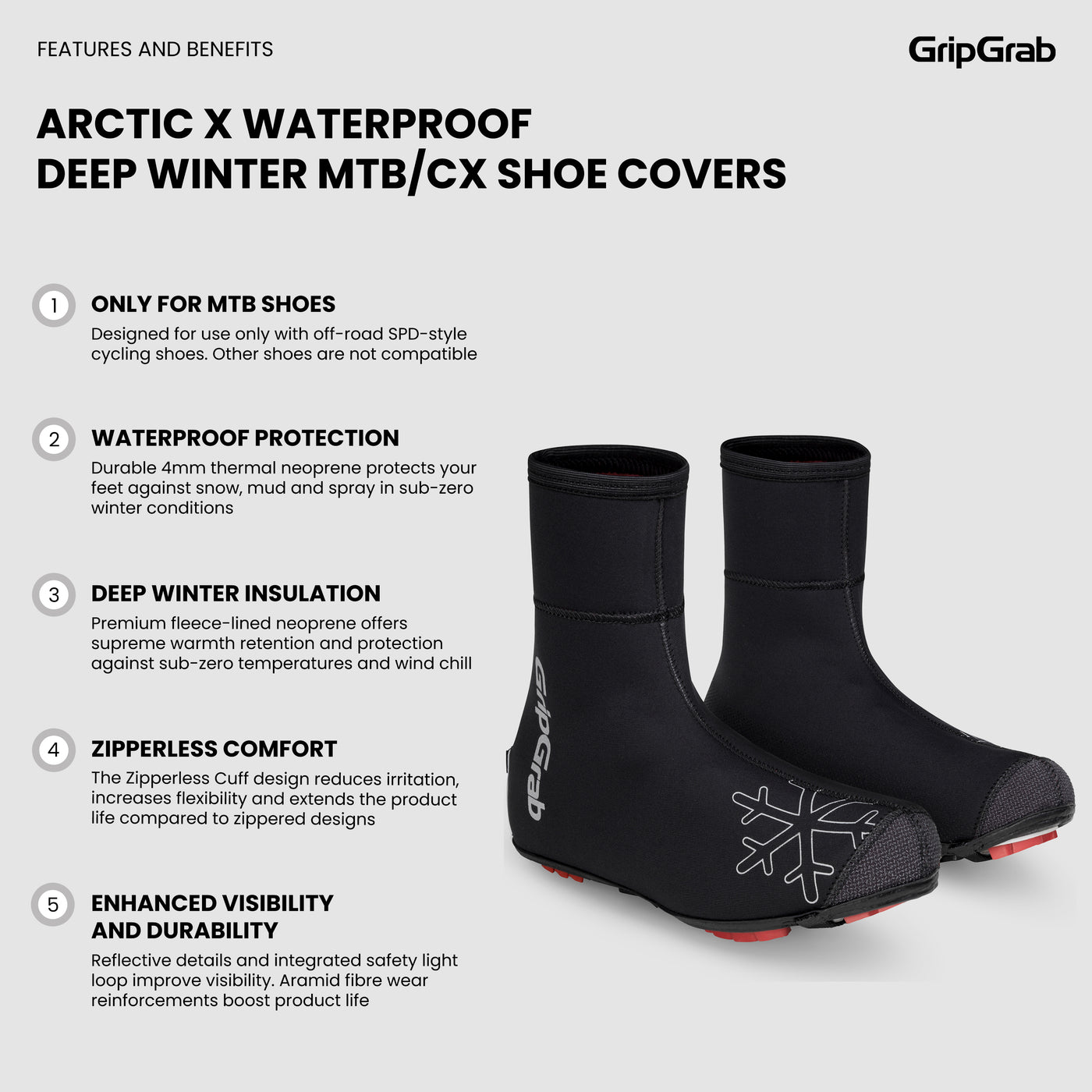 Arctic X Waterproof Deep Winter MTB/CX Shoe Covers