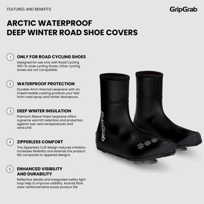 Arctic Waterproof Deep Winter Road Shoe Covers - Archive