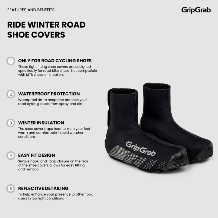 Ride Winter Road Shoe Covers