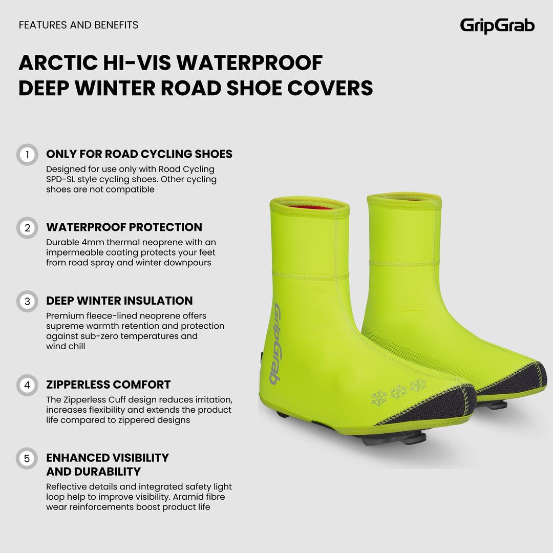 Arctic Waterproof Deep Winter Road Shoe Covers
