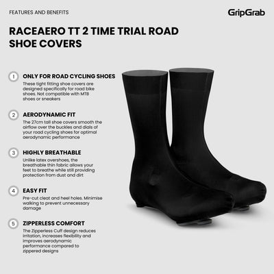 RaceAero TT 2 Time Trial Road Shoe Covers - Archive