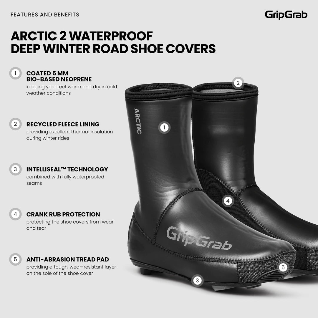 Arctic Waterproof Deep Winter Road Shoe Covers – GripGrab