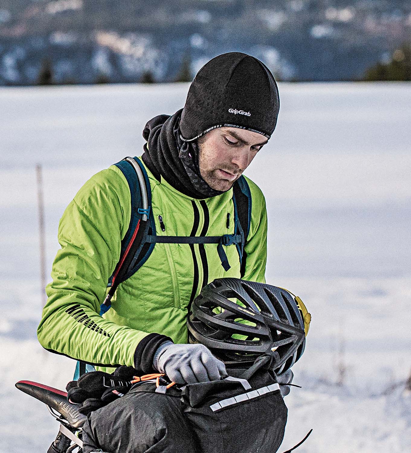 GripGrab Aviator Windproof Deep Winter Skull Cap
