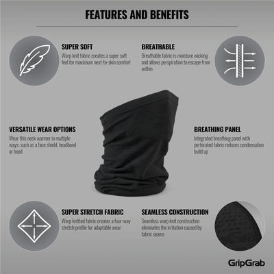 Freedom Warp Knitted Seamless Neck Warmer