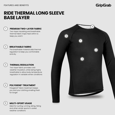 RIDE Thermal Long Sleeve Base Layer - Archive
