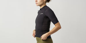 GripGrab Women's PACR Short Sleeve Jersey Black Model