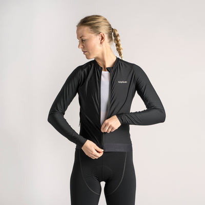 GripGrab Women's PACR Long Sleeve Jersey Black