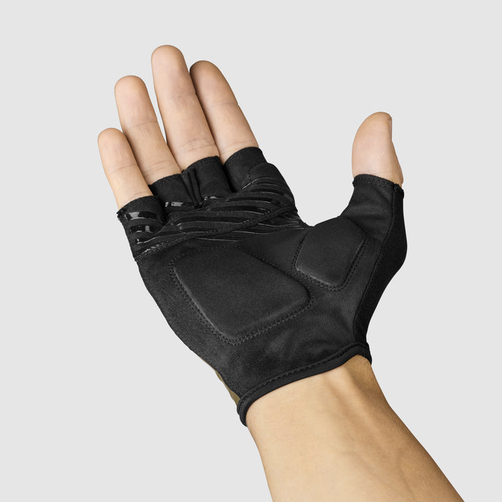 Gants De Cyclisme Courts GripGrab ProRide RC Max - Doigts Coupés, Rembourrage Confort, Matière Recyclée