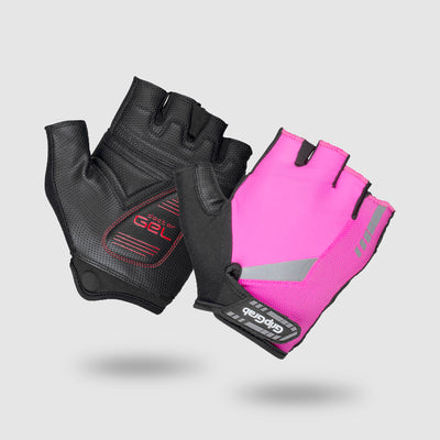 ProGel Hi-Vis Padded Short Finger Summer Gloves
