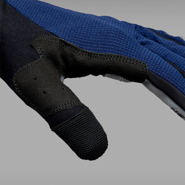 GripGrab Shark Padded Full Finger Summer Gloves Black / Small