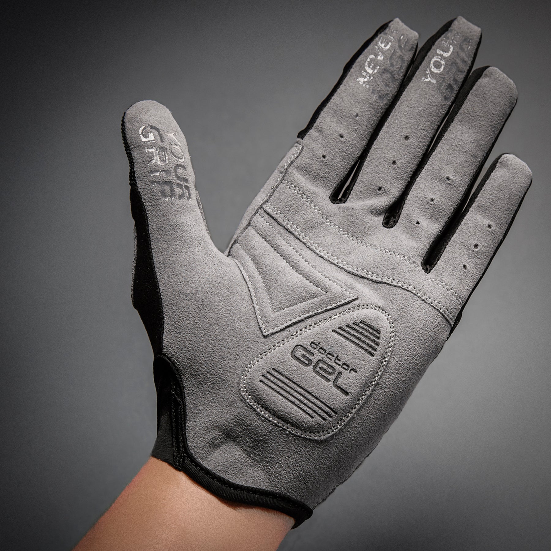 lærken Woods valgfri GripGrab Women's Shark Padded Full Finger Summer Gloves