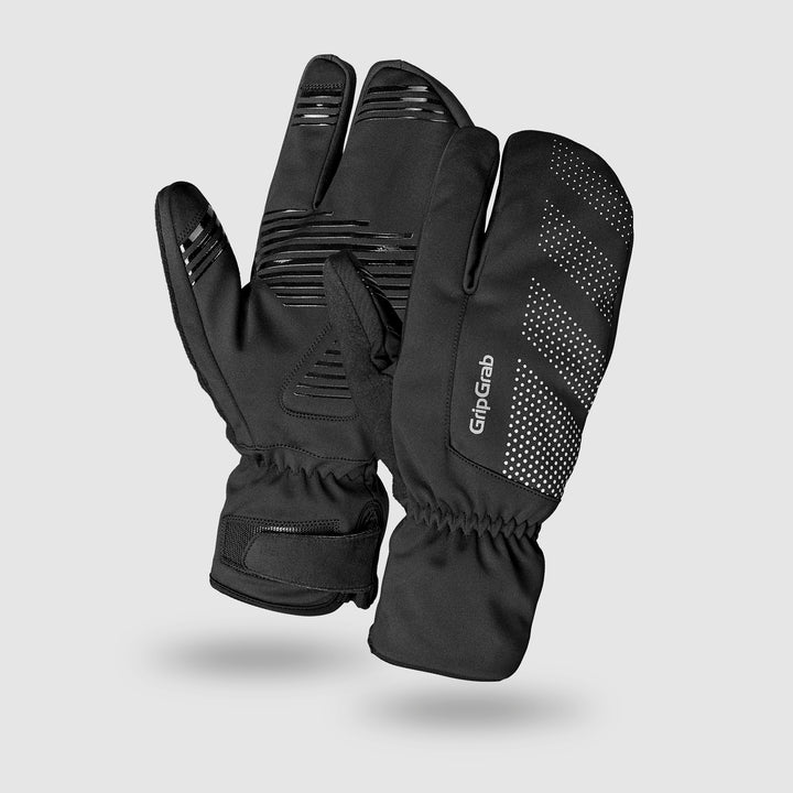 gripgrab nordic windproof deep winter lobster handschuhe schwarz GripGrab Ride Windproof Deep Winter Lobster Cycling Gloves