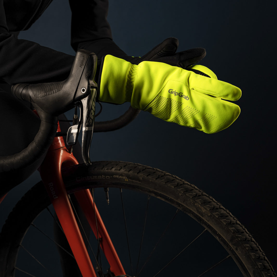 GripGrab Ride Windproof Deep Winter Lobster Cycling Gloves
