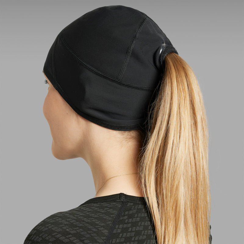 Thermo Ponytail Windproof Winter Skull Cap