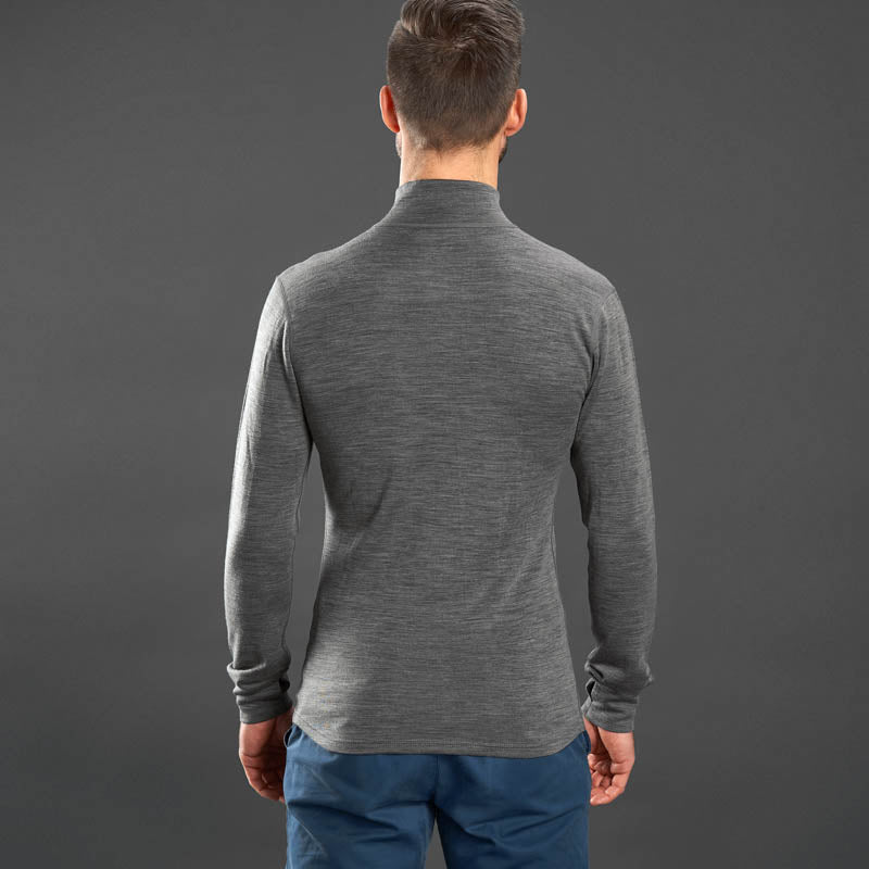 Merino Blend Half-Zip Thermal Long Sleeve Base Layer