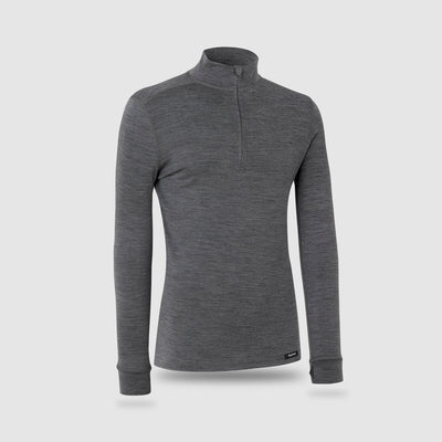 Merino Blend Half-Zip Thermal Long Sleeve Base Layer